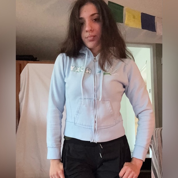 Blue Roxy zip up - Picture 1 of 4